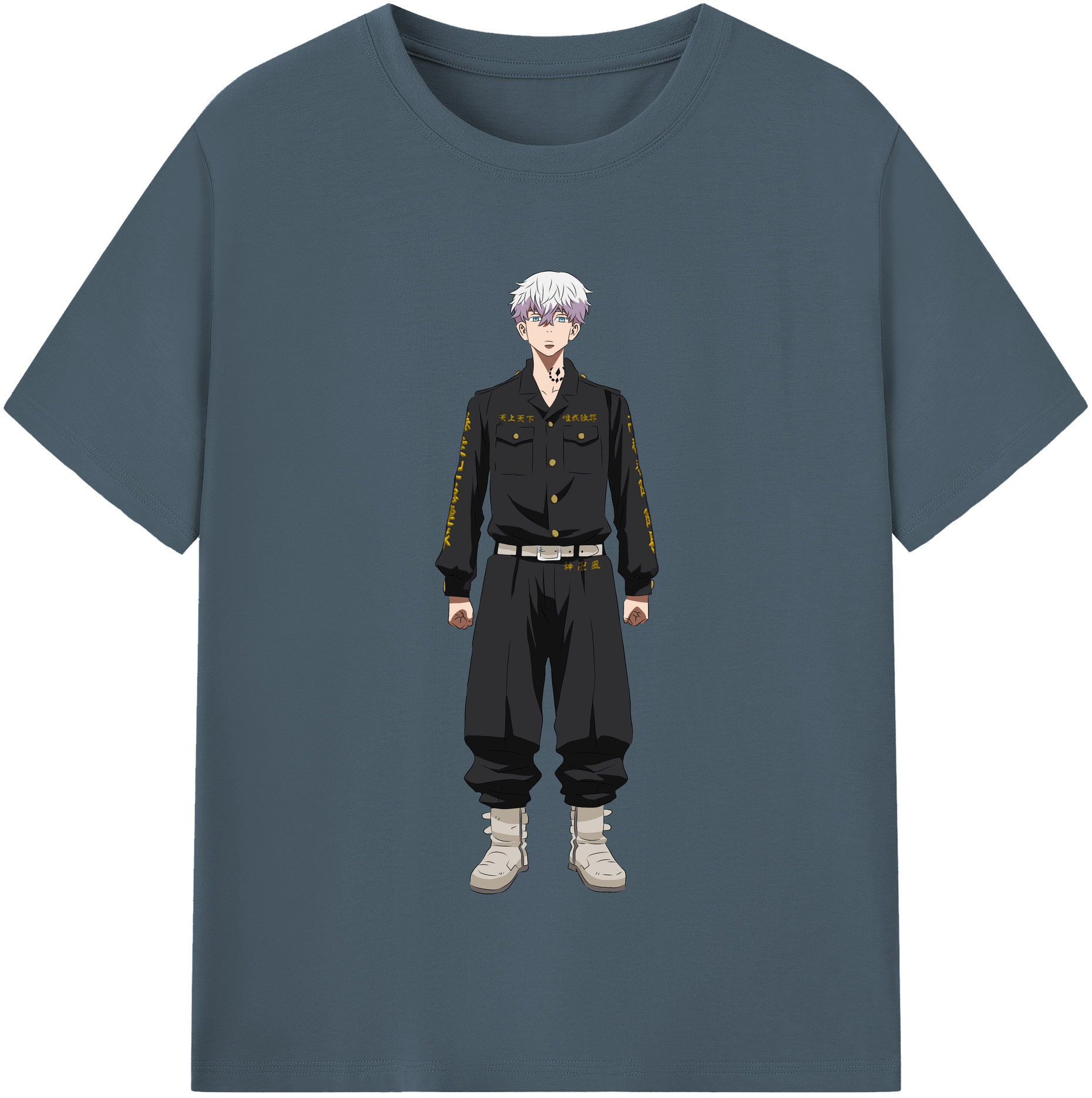 （画像用） 東京リベンジャーズ Tokyo Revengers 綿100％半袖Tシャツ（フロントプリント）